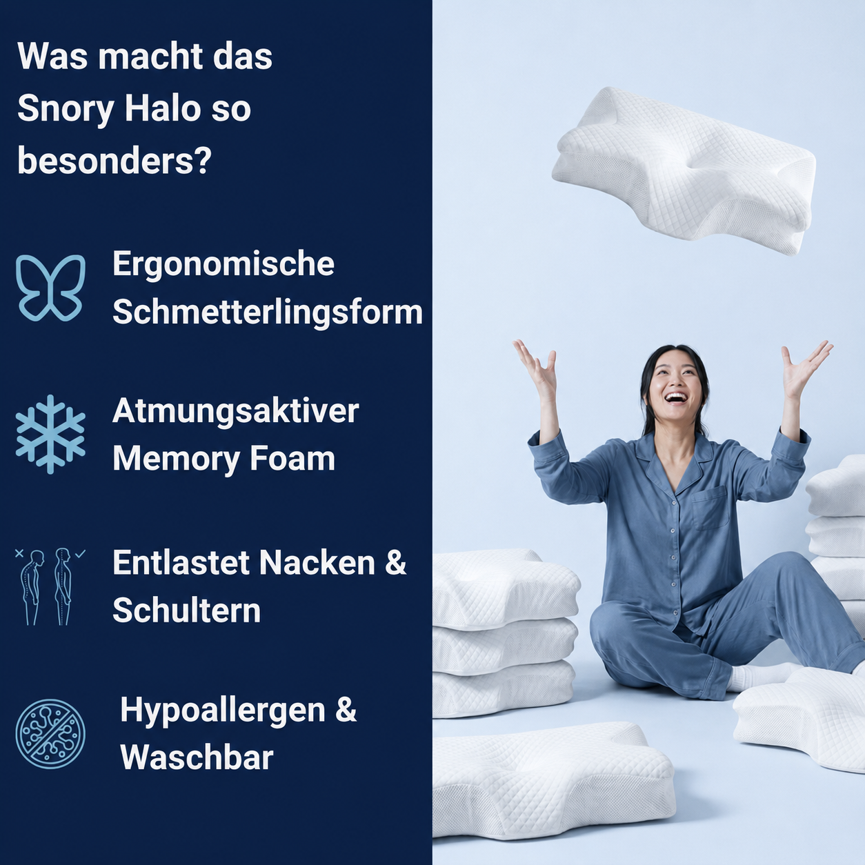 Snory Halo – Schluss mit Nackenschmerzen
